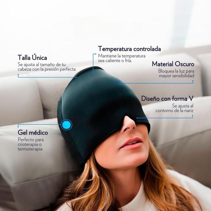 Gorro de Gel Anti Migrañas Limbex – Alivio térmico, confort total