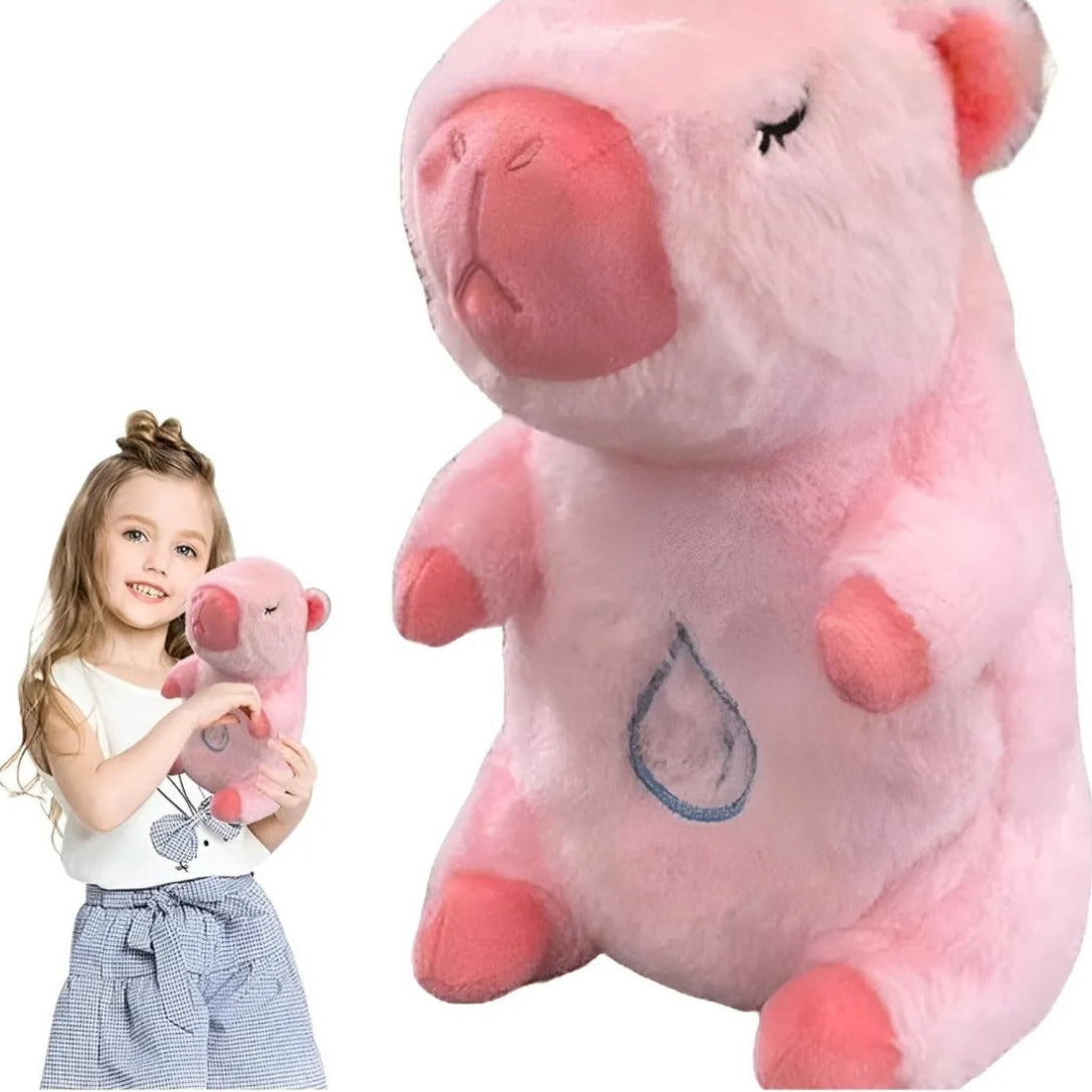Peluche Capibara que respira + proyector de estrellas de REGALO🎁