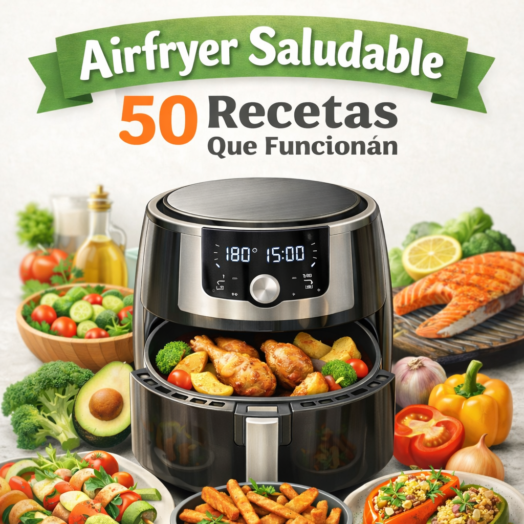 50 Recetas Saludables para Cocinar en tu Airfryer🥑