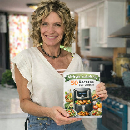 Ebook - 50 Recetas Saludables para Cocinar en tu Airfryer🥑