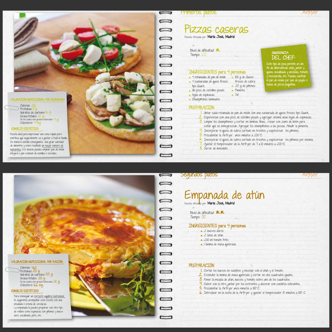 Ebook - 50 Recetas Saludables para Cocinar en tu Airfryer🥑