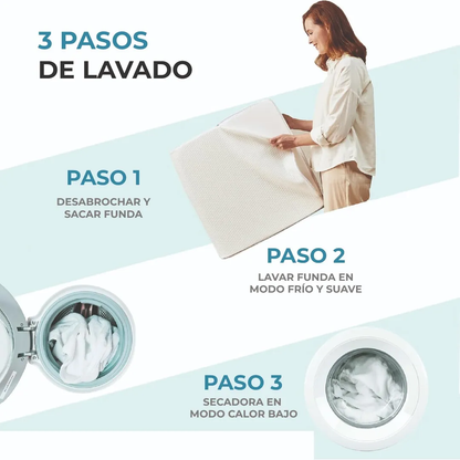 Almohadon ReluxSleep™ -  Elimina los ronquidos, la apnea y los reflujos