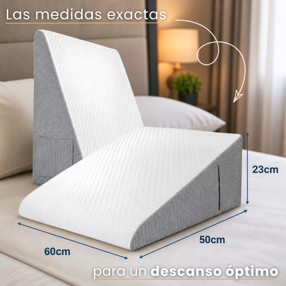 Almohadon ReluxSleep™ -  Elimina los ronquidos, la apnea y los reflujos