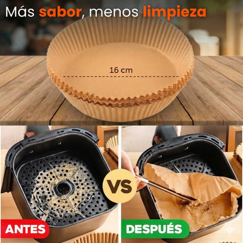 FrySafe™ 3X2🔥 - Moldes para AirFryer | Cociná cuidando tus comidas🌿
