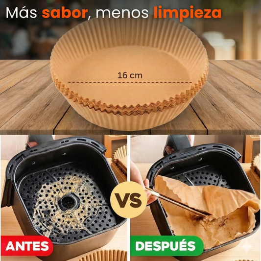 FrySafe™ 3X2🔥 - Moldes para AirFryer | Cociná cuidando tus comidas🌿