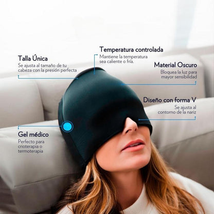 Gorro de Gel Anti Migrañas Limbex – Alivio térmico, confort total