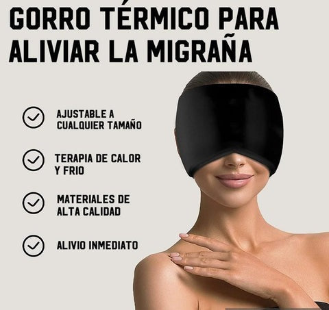 Gorro de Gel Anti Migrañas Limbex – Alivio térmico, confort total
